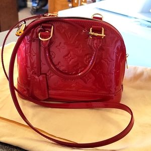 Luis Vuitton BB red Pomme bag(sold)